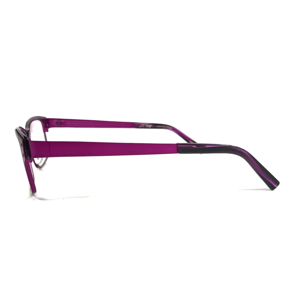 J.F. Rey Eyeglasses Frames JF2553 7575 Matte Purple Horn Rectangular 52-19-140